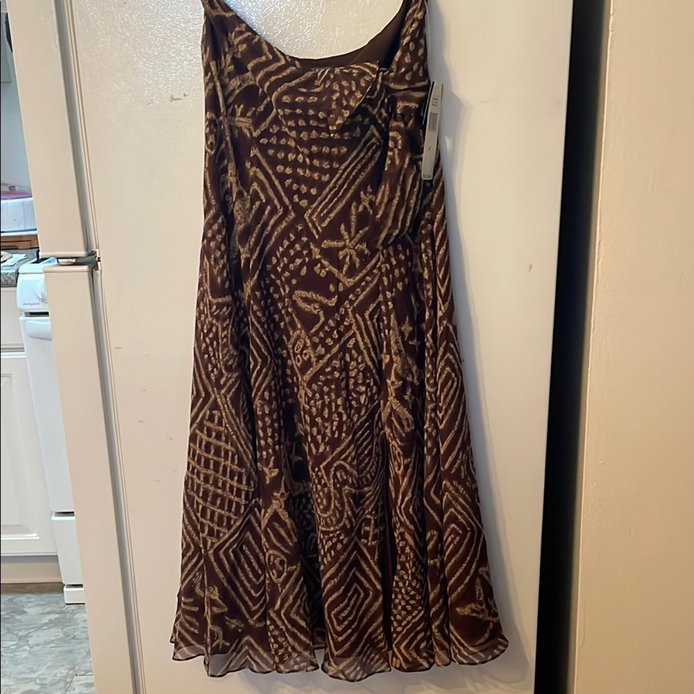 Lauren Ralph Lauren Cape Grace Brown Multi Size 4
